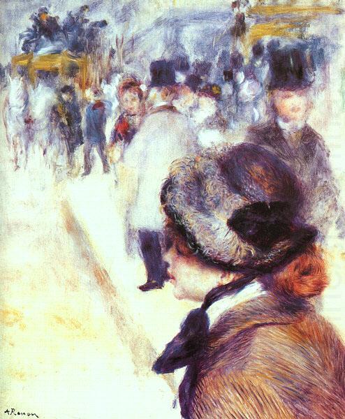Pierre Renoir Place Clichy china oil painting image